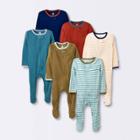 Baby 6pk Zip-up Sleep N' Play - Cloud Island Blue Newborn