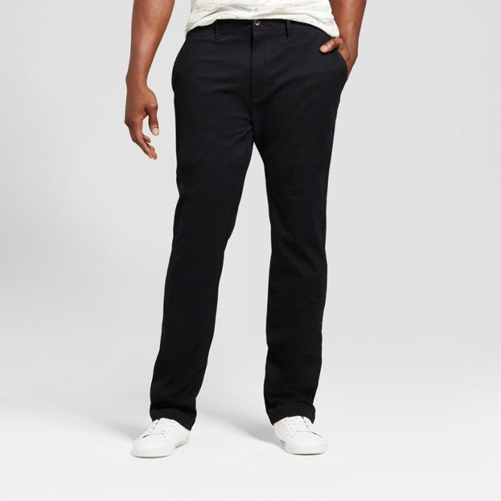 Men's Tall Slim Fit Hennepin Chino Pants - Goodfellow & Co Black