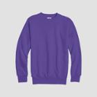 Hanes Kids' Comfort Blend Eco Smart Crew Neck Sweatshirt - Purple