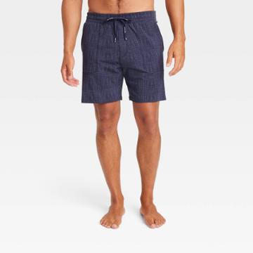 Pair Of Thieves Men's Super Soft Lounge Pajama Shorts - Light Navy Blue