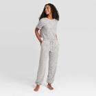 Women's Animal Print Lounge Jogger Pants - Colsie Gray