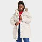 Women's Plus Size Arctic Parka Jacket - Universal Thread White