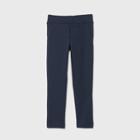Toddler Girls' Stretch Uniform Ponte Jeggings - Cat & Jack Blue