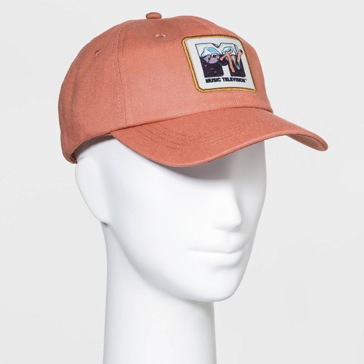 Women's Mtv Baseball Hat - Pink