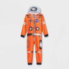 Boys' Nasa Pajama Jumpsuit - Orange