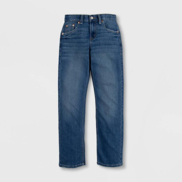 Levi's Boys' 514 Flex Stretch Jeans - West Lake Wash 4, West Blue Blue