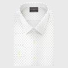 Phillips-van Heusen Men's Polka Dot Slim Fit Long Sleeve Flex Button-down Shirt - Philips-van Heusen Andes Blue
