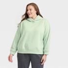 Women's Plus Size Hooded Fleece Sweatshirt - A New Day