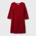 Girls' Crochet Dress - Cat & Jack Red