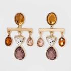 Multi Chandelier With Hanging Stone Earrings - A New Day ,