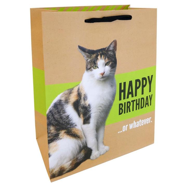 Spritz Happy Brithday Cat Gift Bag -