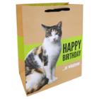 Spritz Happy Brithday Cat Gift Bag -
