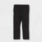 Toddler Boys' Quick Dry Poplin Pull-on Jogger Chino Pants - Cat & Jack Black