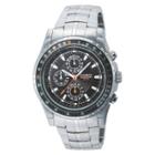 Men's Casio Analog Chronograph Aviator Watch - Silver (mtp4500d-1av)