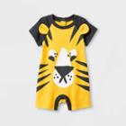 Petitebaby Boys' Jersey Short Sleeve Raglan Short Romper - Cat & Jack Yellow