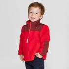 Toddler Boys' Zip-up Fleece Jacket - Cat & Jack Red