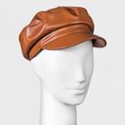 Women's Newsboy Hat - Wild Fable Brown