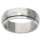 Men's Daxx Stainless Steel Polished Band - Silver