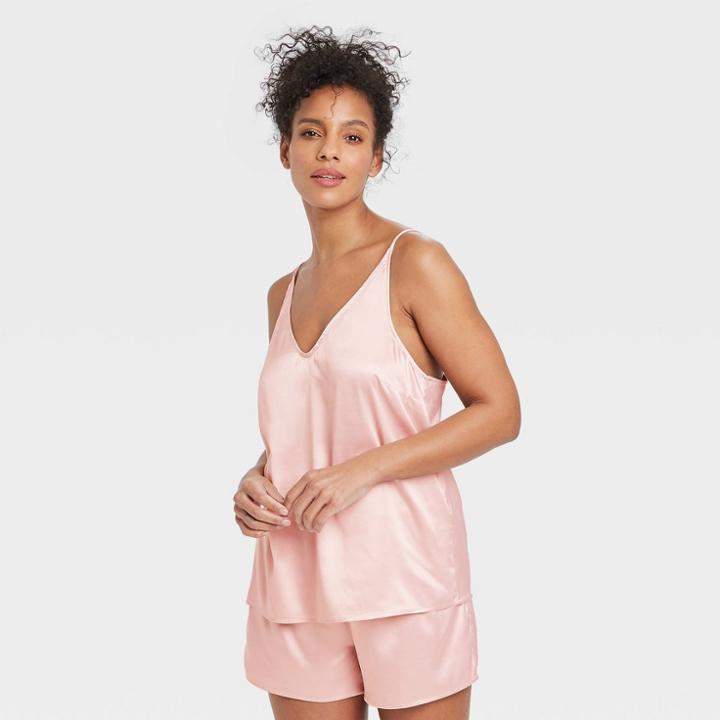 Women's Satin Sleep Camisole - Stars Above