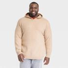 Men's Big & Tall Hooded Pullover - Goodfellow & Co Tan