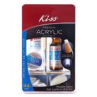 Kiss Bring The Salon Home French Acrylic Nail Kit - Natural