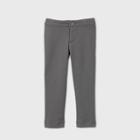 Toddler Girls' Stretch Uniform Ponte Pants - Cat & Jack Gray