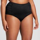 Clean Water Cleanwater Women's High Waist Bikini Bottom - Black