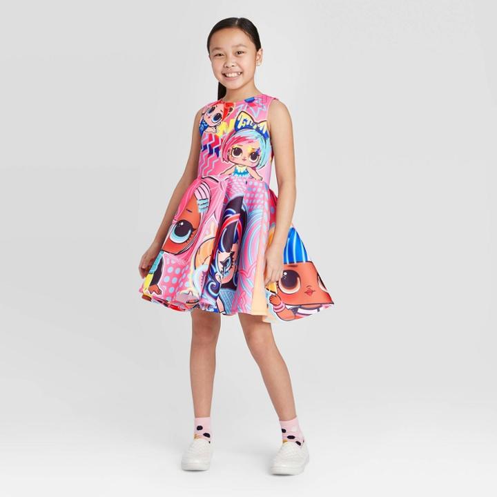 Girls' L.o.l. Surprise! Dress - Xs, Girl's,