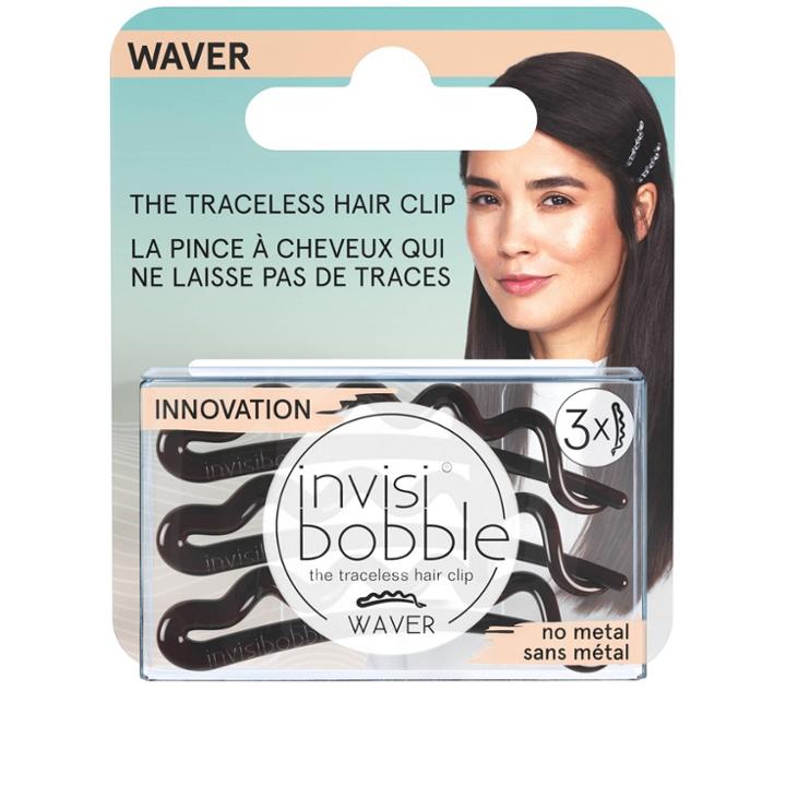 Invisibobble Traceless Waver Hair Pins - Brown