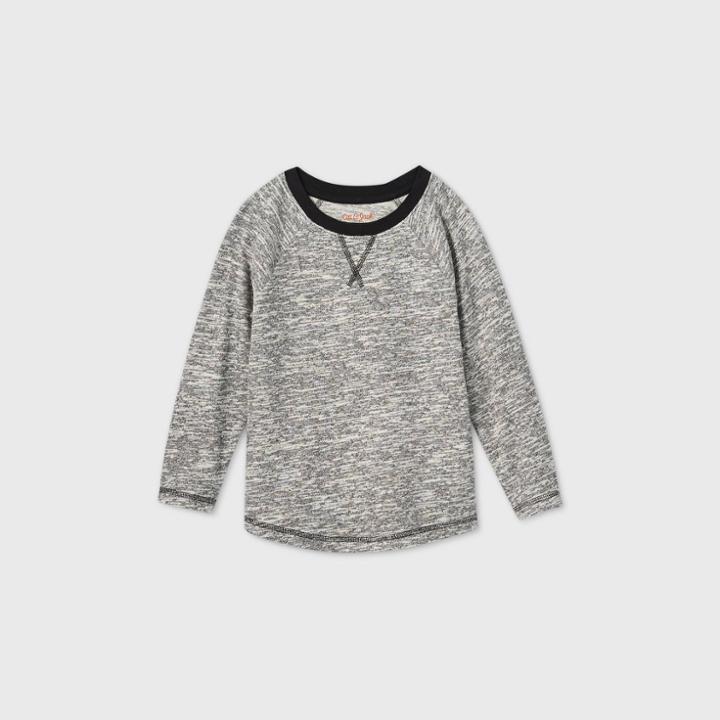 Toddler Boys' Raglan T-shirt - Cat & Jack Gray