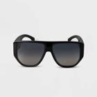 Women's Gradient Shield Sunglasses - A New Day Black