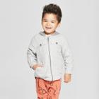 Toddler Boys' Zip-up Jacket With Hood - Cat & Jack Gray