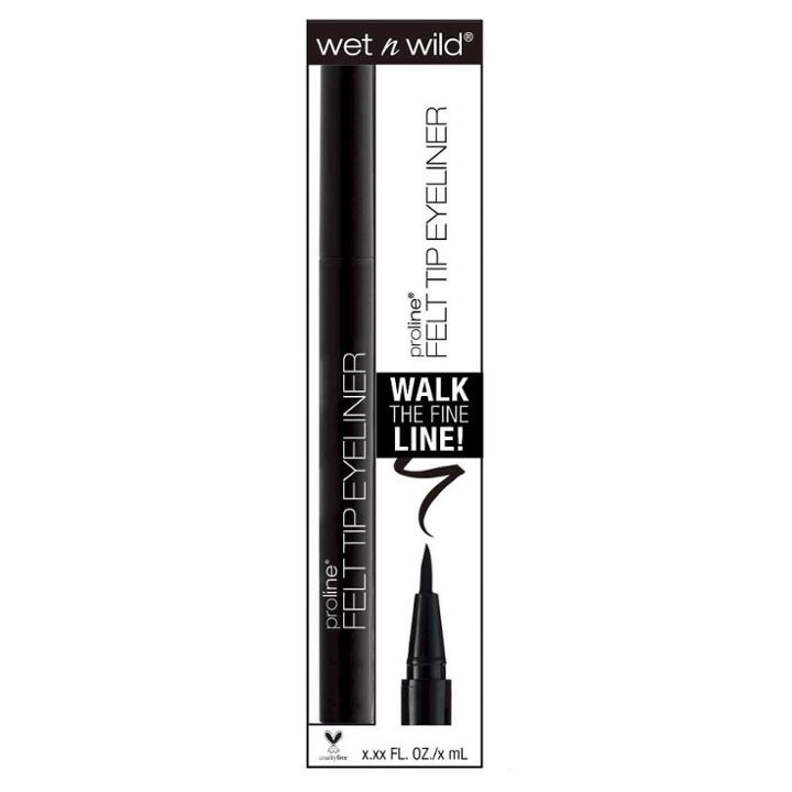 Wet N Wild Proline Felt Tip Eyeliner - Black - .071oz