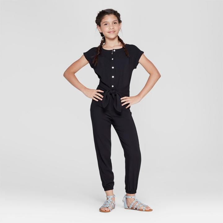 Girls' Jumpsuit - Art Class Black
