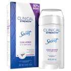 Secret Clinical Strength Antiperspirant And For Women Soft Solid Clean Lavender
