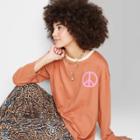 Women's Ascot + Hart Long Sleeve Graphic T-shirt - Brown