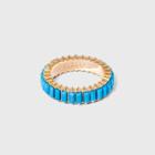 Sugarfix By Baublebar Turquoise Cabochon Baguette Ring - Turquoise