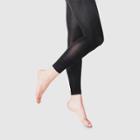 Women's 50d Footless Opaque Tights - A New Day Black S/m, Size: