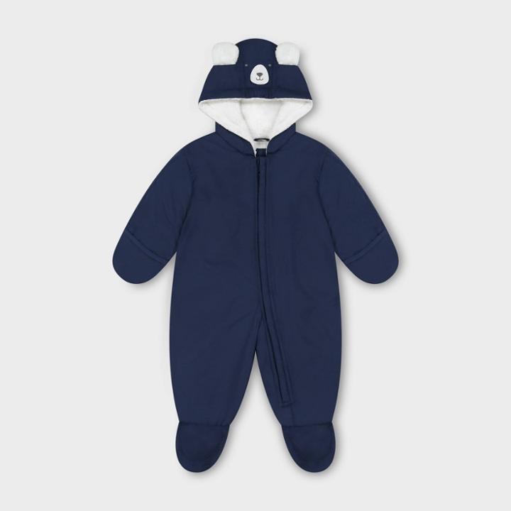 Baby Bear Hooded Pram Snowsuit - Just One You Made By Carter's Navy Newborn, Blue
