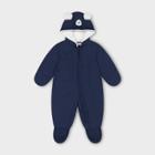 Baby Bear Hooded Pram Snowsuit - Just One You Made By Carter's Navy Newborn, Blue