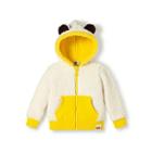 Baby Boys' Burger Graphic Long Sleeve Sherpa Hoodie Sweatshirt - Harajuku Mini For Target White/yellow 18m, Men's, White Yellow