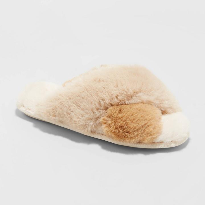 Women's Paris Slide Slippers - Stars Above Tan