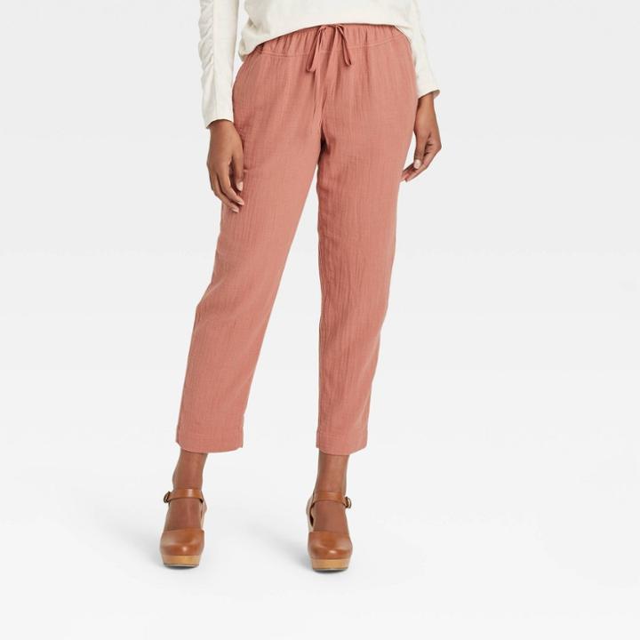 Women's High-rise Lounge Pants - Universal Thread Brown