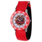 Boys' Marvel Guardians Of The Galaxy Evergreen Star-lord Stainless Steel Time Teacher Watch - Red
