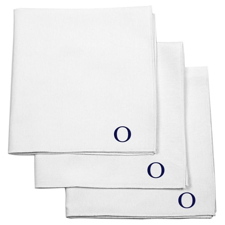 Cathy's Concepts Monogram Groomsmen Gift Handkerchief Set - O,