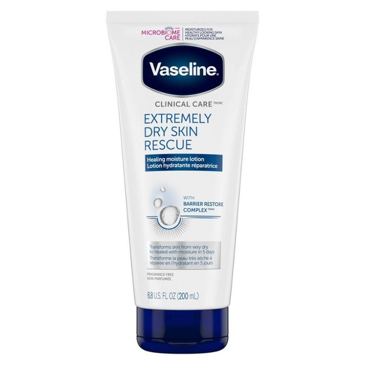 Vaseline Clinical Care Extremely Dry Skin Rescue Hand And Body Lotion Tube - 6.8oz, Adult Unisex