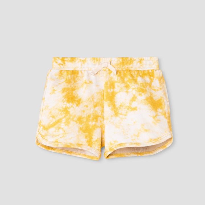 Baby Dolphin Hem Knit Shorts - Cat & Jack Mustard Yellow