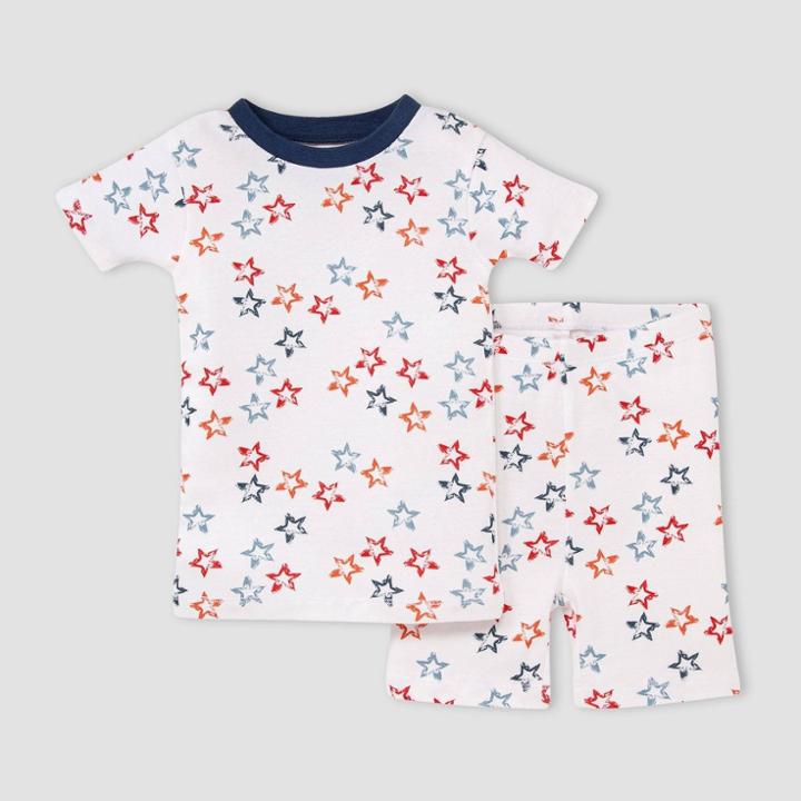 Burt's Bees Baby Baby Patriotic Celebration Snug Fit Pajama Set - Dark Blue