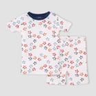 Burt's Bees Baby Baby Patriotic Celebration Snug Fit Pajama Set - Dark Blue