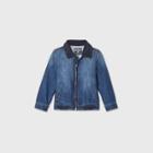 Oshkosh B'gosh Toddler Boys' Denim Bomber Jacket - Blue